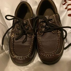 Boys brown Sperry Top-siders